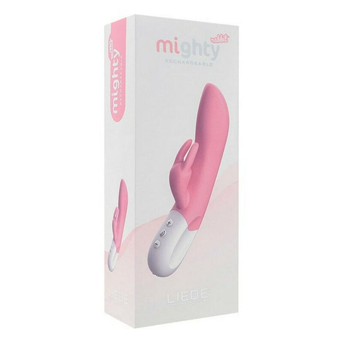Mighty Rabbit vibrator van Liebe Roze | voor clitoris en G-spot