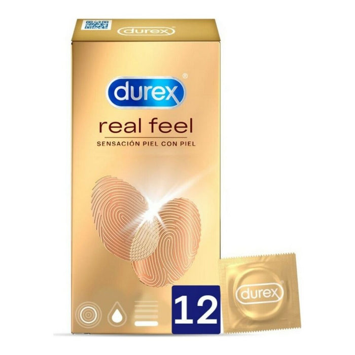 Condooms Durex Real Feel | Latexvrij, veilig en dun (12 stuks)