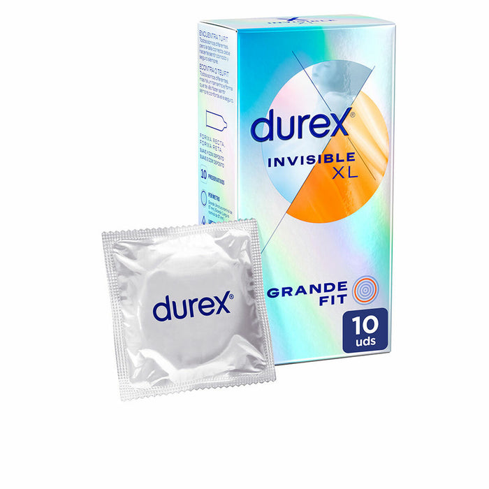 Durex Invisible Condooms XL | extra dun en extra breed - 10 Stuks