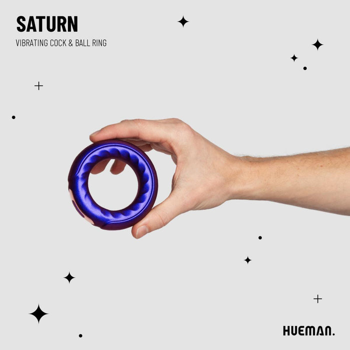 Hueman - Saturn Vibrerende Cockring/Balring
